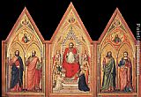 Triptych Canvas Paintings - The Stefaneschi Triptych - verso
